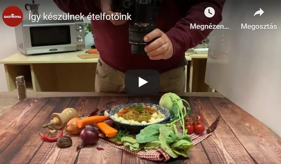 Így készülnek ételfotóink  